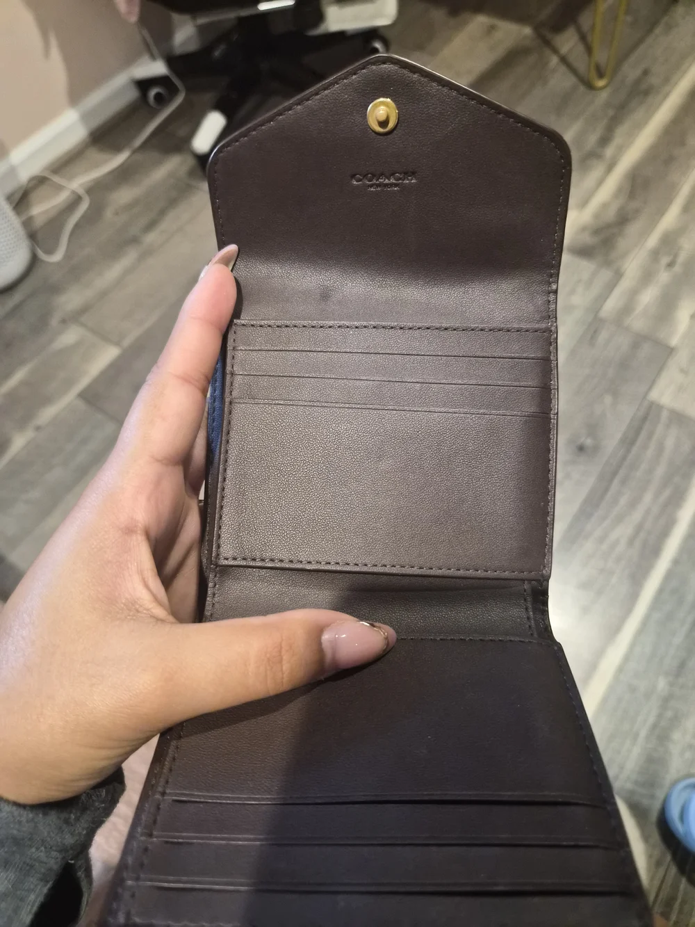 Coach compact wallet